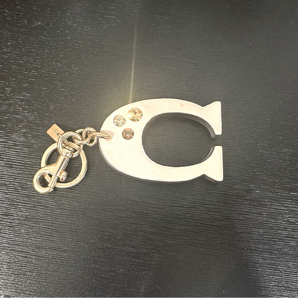 Coach Jeweled “C” Bag Tag